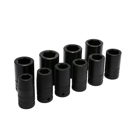 Urrea 3/4" Drive Socket Set Phosphatized 750010L